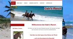 Desktop Screenshot of gabis-ranch.com